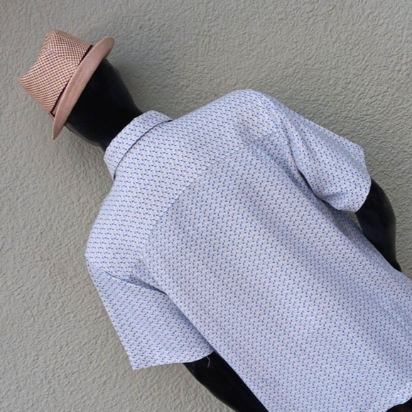 LINEA ROSSO SIGNATURE MEN'S SILK-RAYON BLEND LUX SS SHIRT - Picture 13 of 17